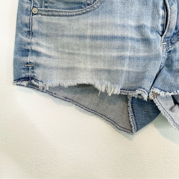 AG Adriano Goldschmied Daisy Super Low-Rise Short in light wash size 29 - Picture 6 of 13